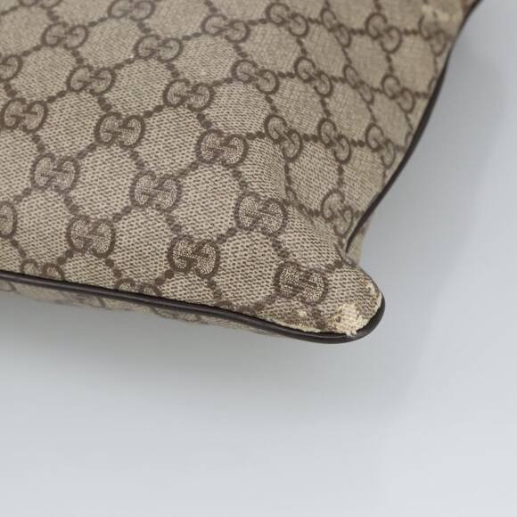 GUCCI GG Supreme Shoulder Bag Pvc Beige - Picture 10 of 16